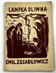 Zegadłowicz Emil, Lampka oliwna [wydanie I][okładka Jerzy Hulewicz] - sklep internetowy, sprzedaż online 